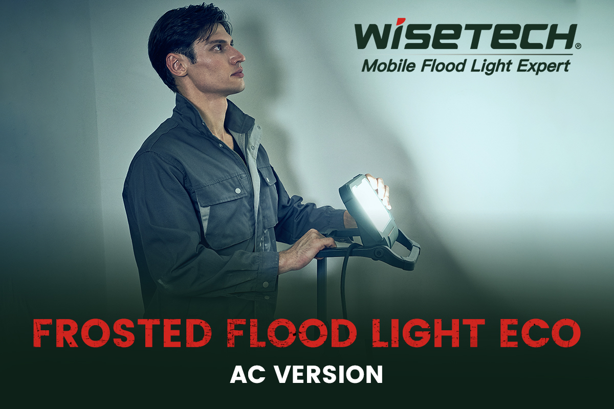 WISETECH Frosted Flood Light ECO – Safe and Versatile Industrial Lighting