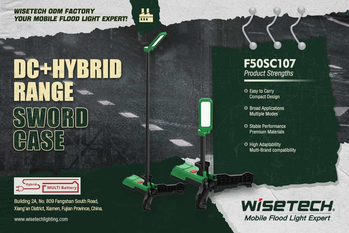 DC + HYBRID RANGE – Sword Case Series Professional Lighting for Modern Industry