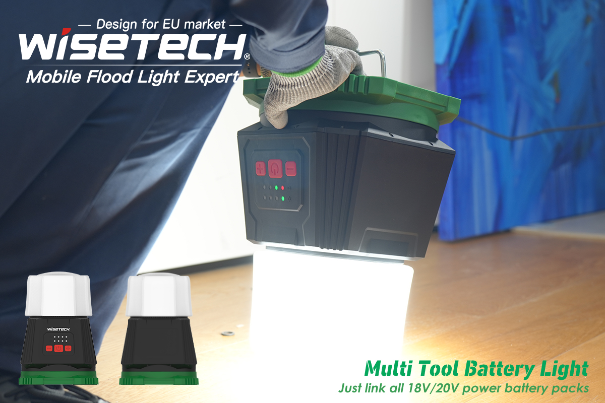 WISETECH 360 Multi Tool Battery Work Light: Engineered for Industrial Excellence