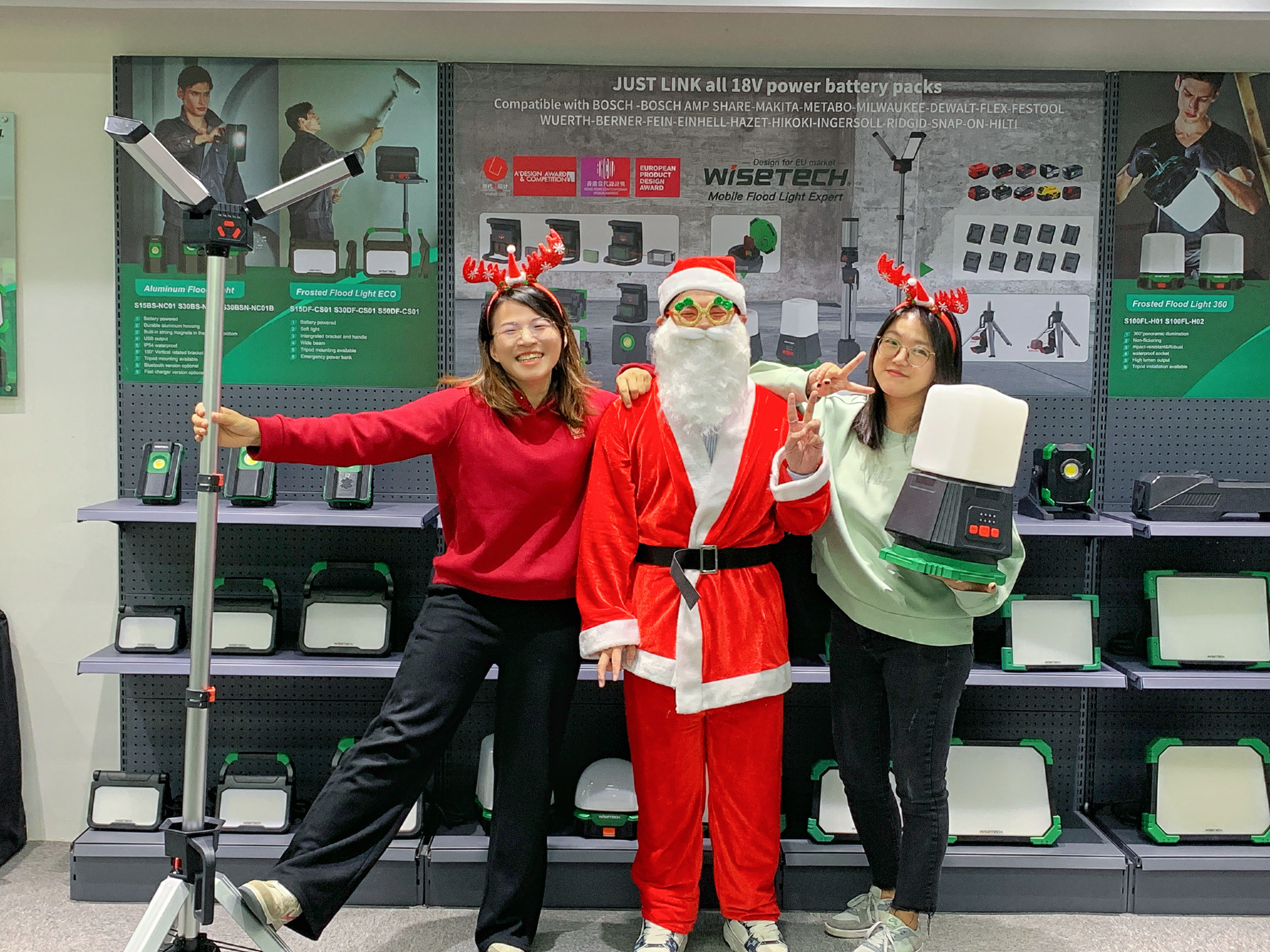 Santa Claus Visits WISETECH ODM Factory – A Christmas Tale from China!