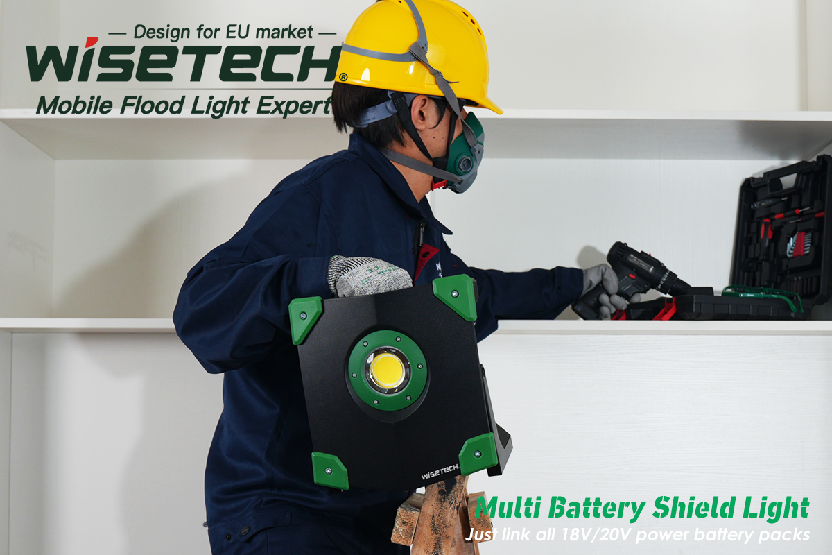 WISETECH ODM Factory Multi Battery Aluminum Shield Work Light: Advanced Safety, Performance, And Versatility for B2B Professionals