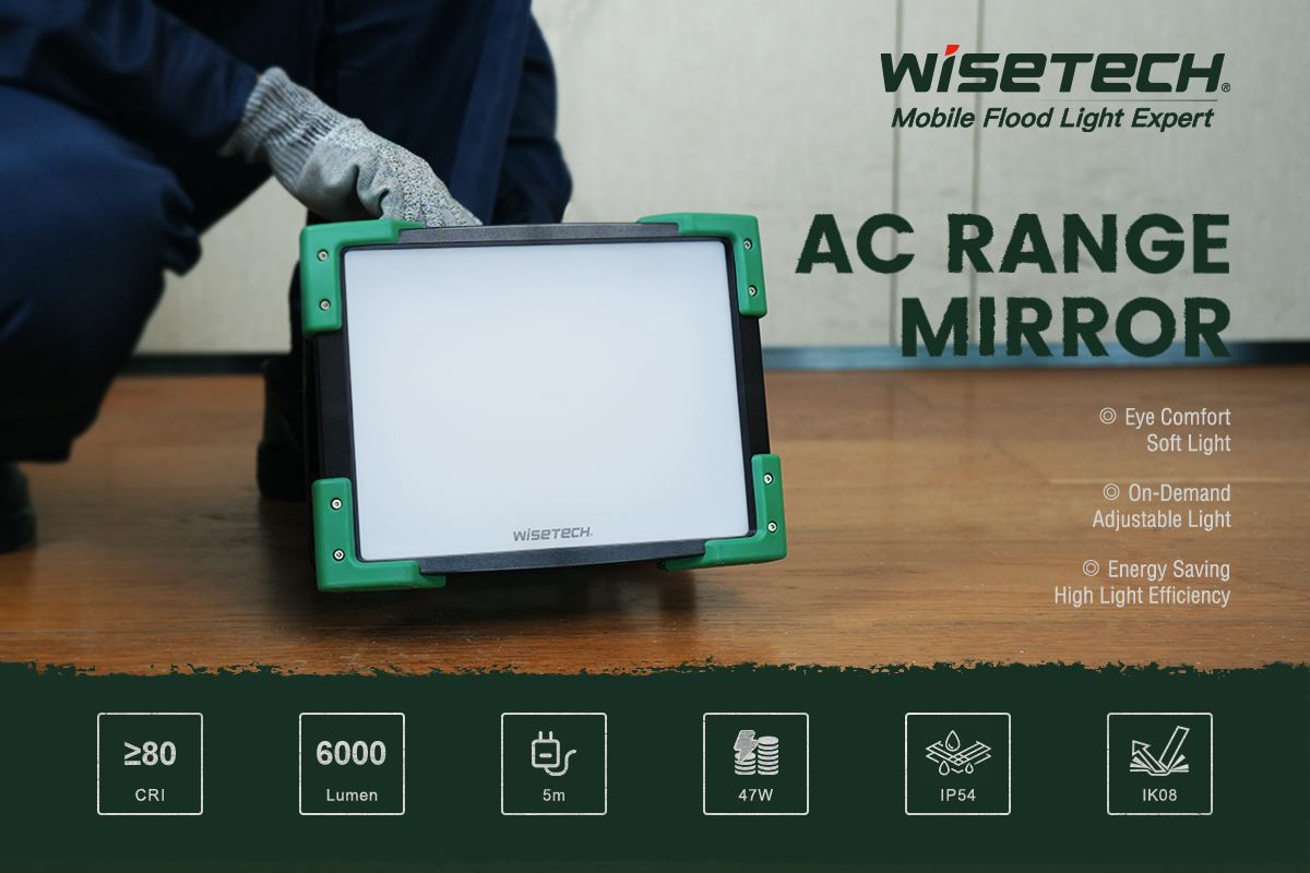 AC Range – Mirror Series A Stronger, Safer and Smarter LED Work Light for Modern Industrial Jobs