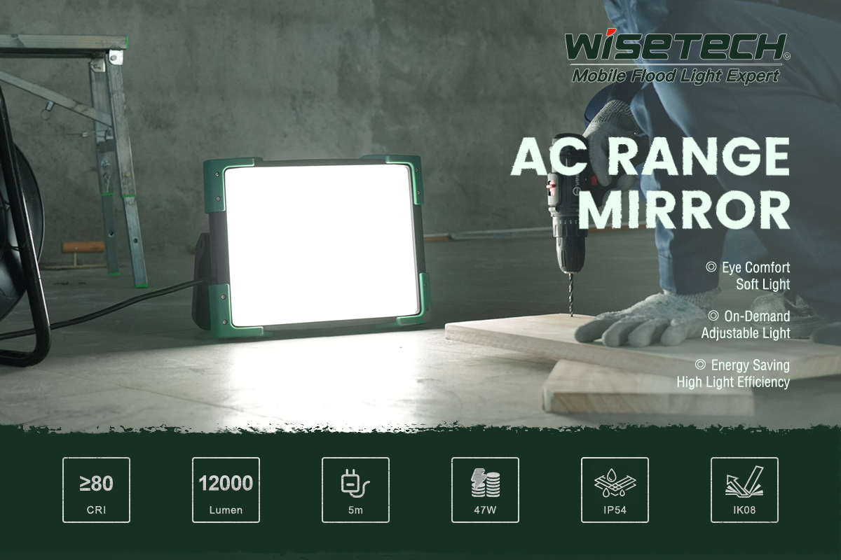 AC Range – Mirror Series: A New Level of Professional LED Work Lighting for the Modern Industrial World