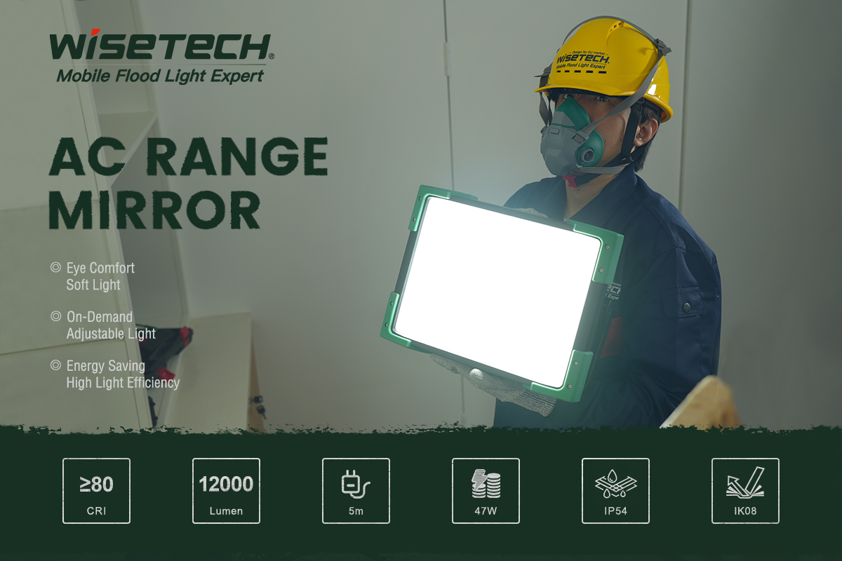 AC Range – Mirror Series A New Level of Comfort, Safety, and Trust in Professional LED Work Lighting