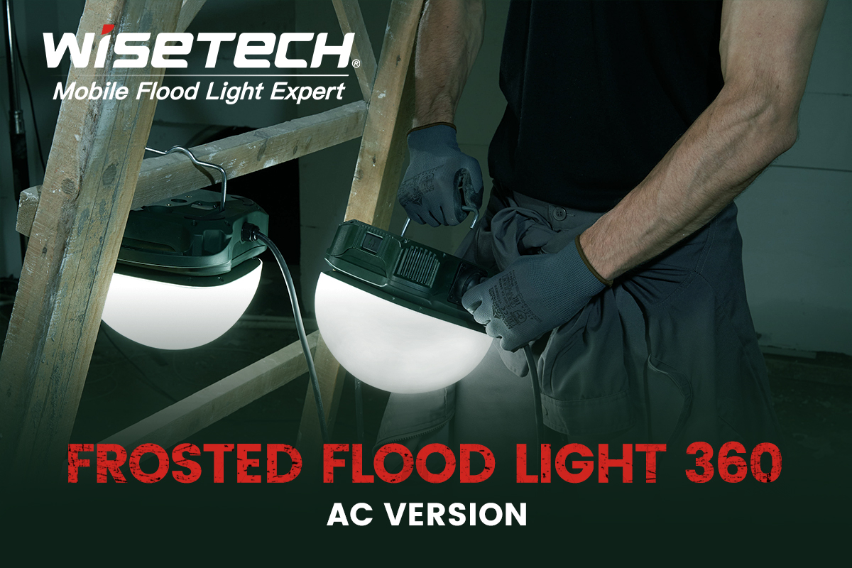 WISETECH Launches Frosted Flood Light 360 AC Version – Professional 360° Illumination for Continuous Industrial Use