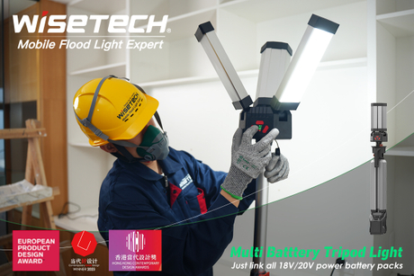 work light,Tower light,tripod light,portable work light,flood light,ODM factory,RecycledMaterials,tripod light,360 work light, tools, Multi battery tripod light 2025.jpg