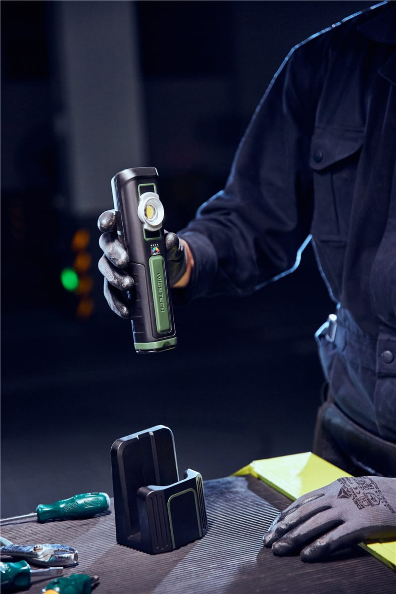 LED Handlamp Portable Handheld Worklight Magnetic Wireless Fast Charging (10)
